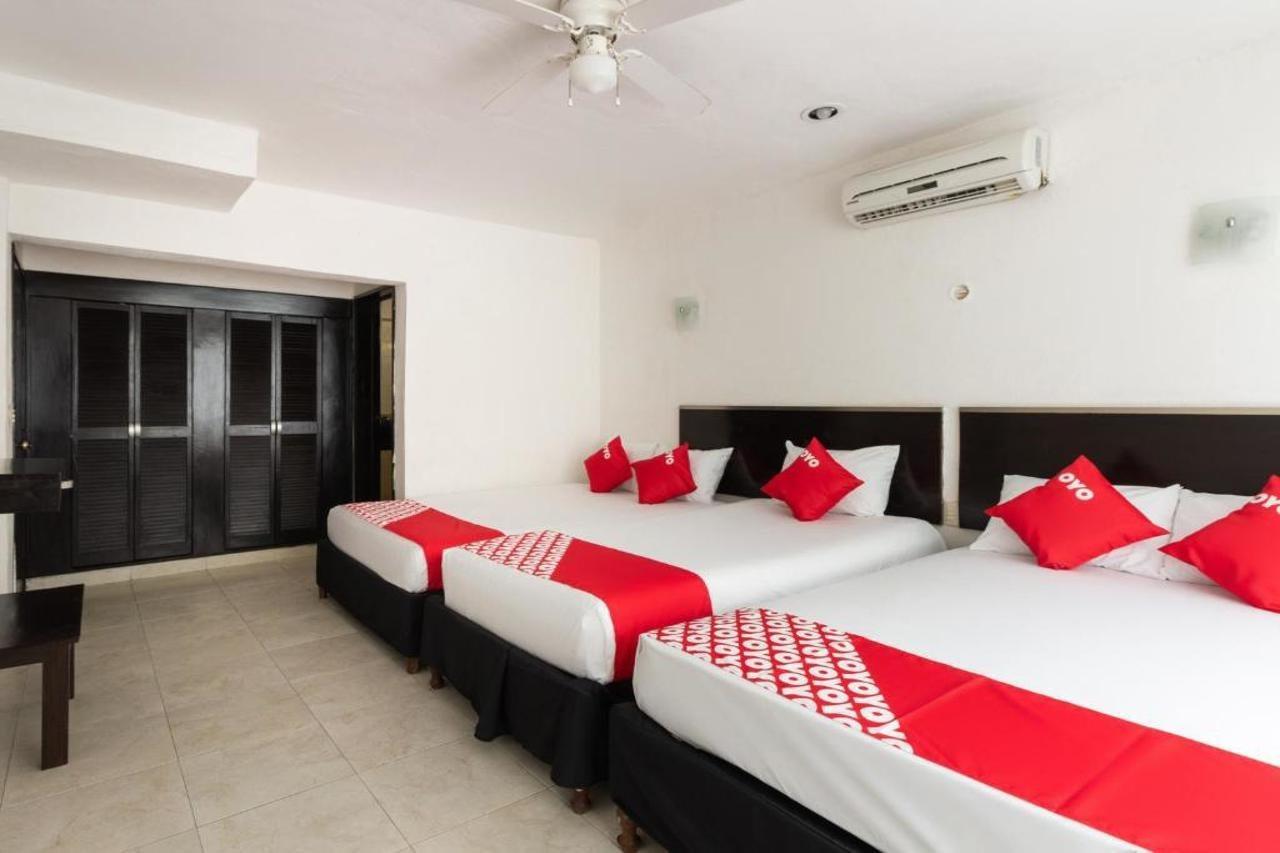 Oyo Hotel Puesta Del Sol, Santa Ana, Campeche Exteriör bild