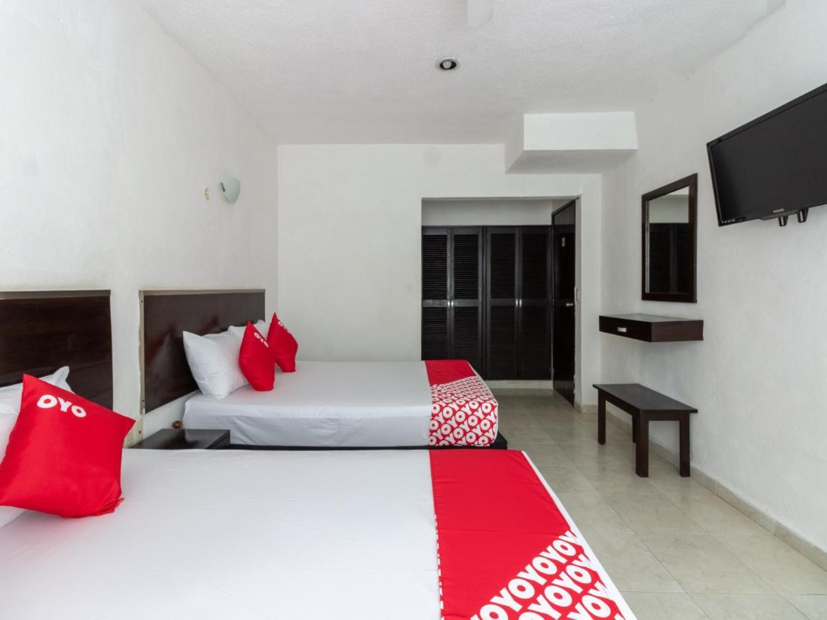 Oyo Hotel Puesta Del Sol, Santa Ana, Campeche Exteriör bild